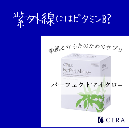 紫外線にはビタミンB？