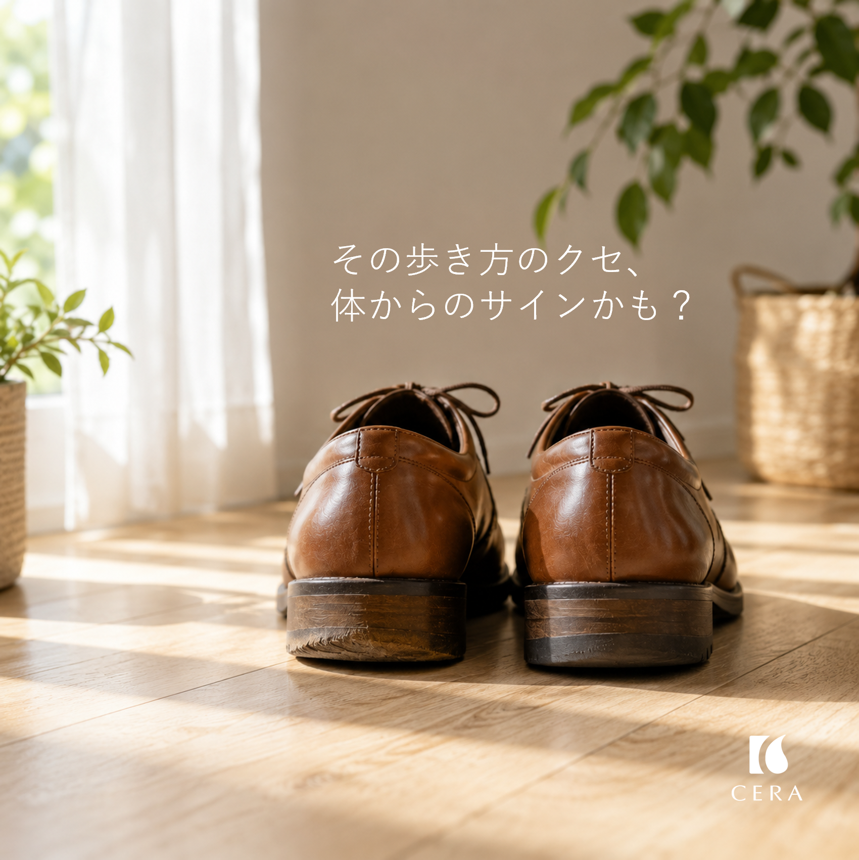 その歩き方のクセ、体からのサインかも？