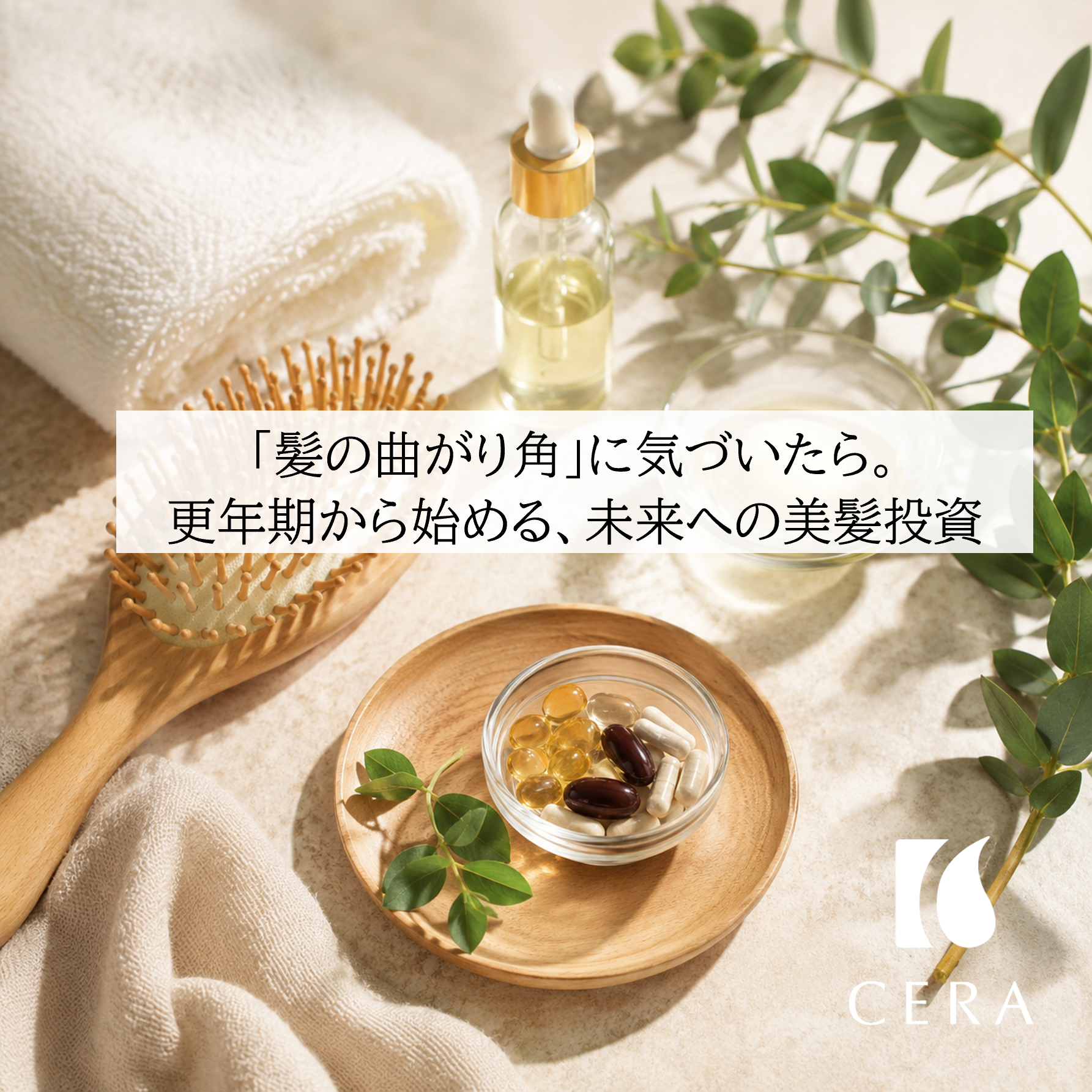 「髪の曲がり角」に気づいたら。更年期から始める、未来への美髪投資